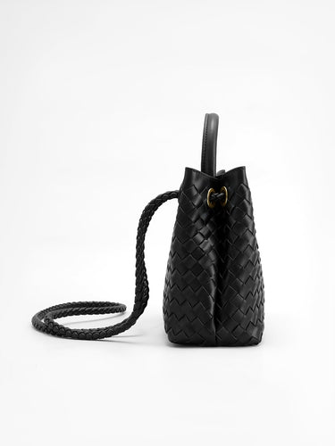Metal Twist Detail Handle Bag 1