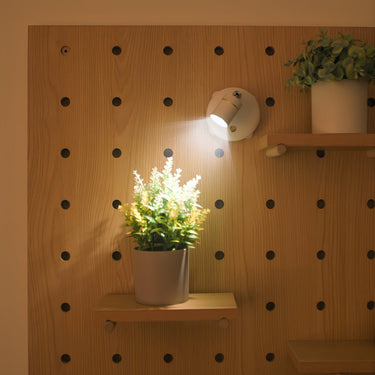 Adjustable Wall Spotlight With Remote Control And Adhesive Mount - Image 1
