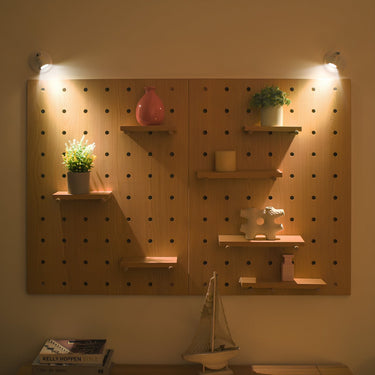 Adjustable Wall Spotlight With Remote Control And Adhesive Mount - Image 2