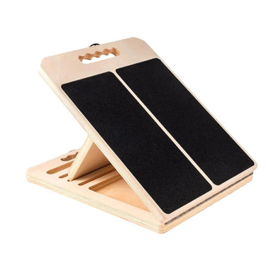 Adjustable Wooden Slant Board With Five Locked Incline Settings For Stretching - Image 1