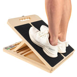Adjustable Wooden Slant Board With Five Locked Incline Settings For Stretching - Image 3
