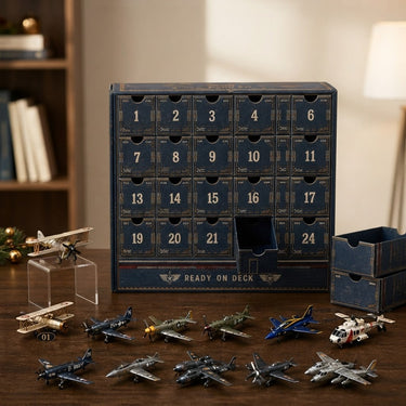Christmas 24 Collectible Aircraft Advent Calendar With 24 Days Of Planes Jets And Helicopters - Image 2