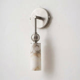 Alabaster Wall Lamp With Cylindrical Shade - Image 6