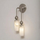 Alabaster Wall Lamp With Cylindrical Shade - Image 8