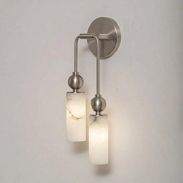 Alabaster Wall Lamp With Cylindrical Shade - Image 8