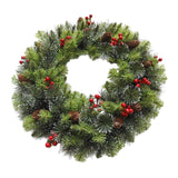 Artificial Christmas Wreath For Winter Door Garland Home Decor - Image 2