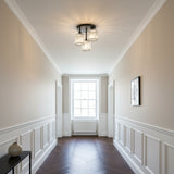 Black K9 Crystal Ceiling Light - Image 4
