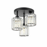 Black K9 Crystal Ceiling Light - Image 6