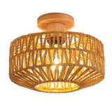 Boho 20cm Rattan Ceiling Light - Image 8