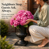 Bramblewick Uv-Resistant Weatherproof Artificial Hydrangea Bouquet - Image 9
