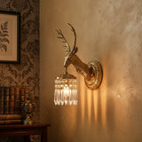 Brass Antler Wall Lamp - Image 2
