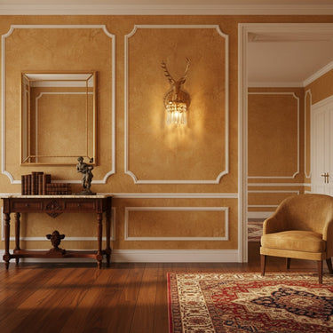 Brass Antler Wall Lamp - Image 6