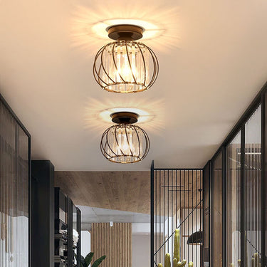 Cage Ceiling Light With Crystal Rods - Image 3