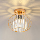 Cage Ceiling Light With Crystal Rods - Image 5