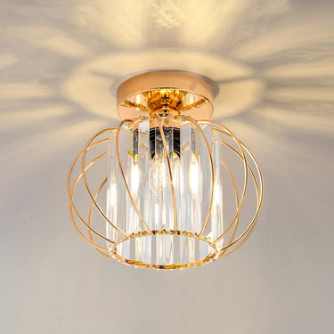 Cage Ceiling Light With Crystal Rods - Image 5