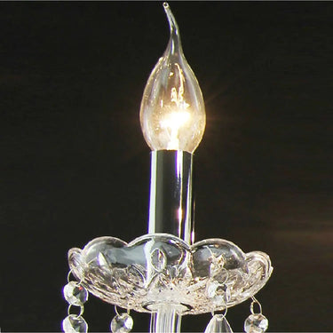 Chandelier Floor Lamp With Crystal Strands And Remote Control - Image 3