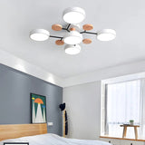 Charlie Contemporary Round Iron Chandelier - Image 10