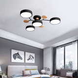 Charlie Contemporary Round Iron Chandelier - Image 13