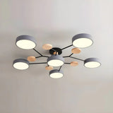 Charlie Contemporary Round Iron Chandelier - Image 7