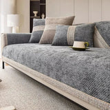 Chenille Sofa Cover With Non-Slip Backing - Image 3