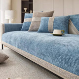 Chenille Sofa Cover With Non-Slip Backing - Image 4