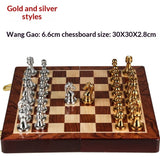 Chess Set With Folding Board Solid 52 X 52 - Image 5