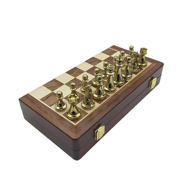 Chess Set With Solid Wood Folding Board And Large Pieces - Image 7