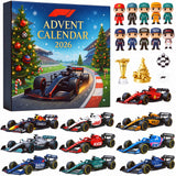 Christmas Advent Calendar 2026 F1 Racing Legends With 24 Mini Cars And Collectibles - Image 1