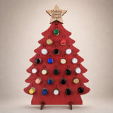 Christmas Tree Bottle Advent Calendar With 24 Compartments - Image 3