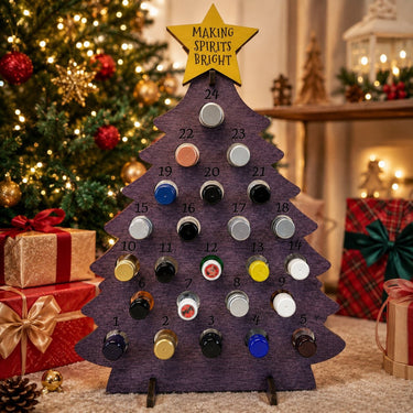 Christmas Tree Bottle Advent Calendar With 24 Compartments - Image 8
