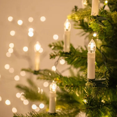Clip On Christmas Candles With Realistic Flame Effect - Image 2