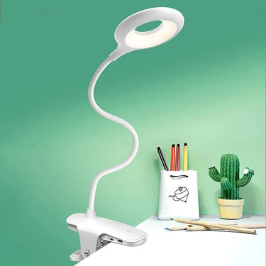 Clip-On LED Reading Lamp With Adjustable Neck And USB Power - Image 2