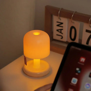 Cordless Mushroom Table Lamp With Portable Mood Lighting - Image 6