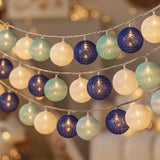 Cotton Ball String Lights With Soft LED Fairy Glow - Image 4