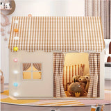 Cozy Indoor Play Tent For Kids Lightweight Playhouse With Soft Fabric Easy Setup And Carry Bag - Image 4