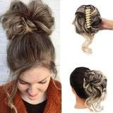 Curly Clip In Hair Bun For Instant Volume With Natural-Looking Curls - Image 3