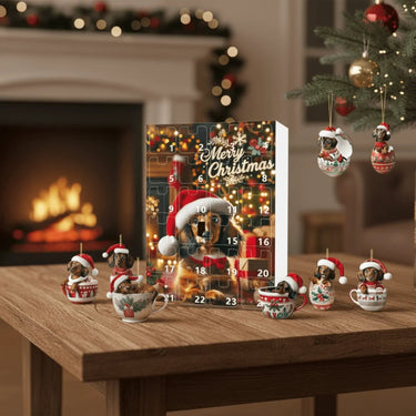 Dachshund Christmas Dog Advent Calendar With 24 Themed Toys And Accessories - Image 2