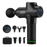 Deep-Tissue Massage Gun With 20 Speeds 6 Heads Rechargeable Battery And Noise Reduction - Image 3