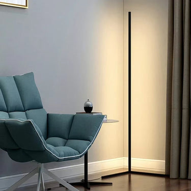 Dimmable LED Corner Floor Lamp With Remote Control - Image 1