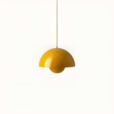 Dome Metal Pendant Light With Flowerpot Design - Image 15