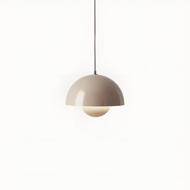 Dome Metal Pendant Light With Flowerpot Design - Image 2