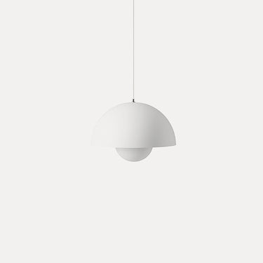 Dome Pendant Light With Floating Globe Diffuser - Image 9