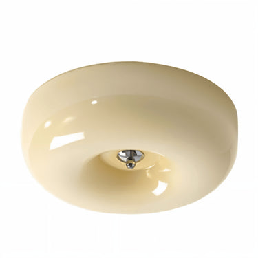 Donut Ceiling Light With Smooth Glass Dome Shade - Image 8