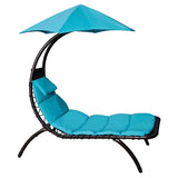 Dream Chair Lounger With Oversized Canopy And Curved Legs For Backyard Relaxation - Image 3