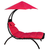 Dream Chair Lounger With Oversized Canopy And Curved Legs For Backyard Relaxation - Image 4