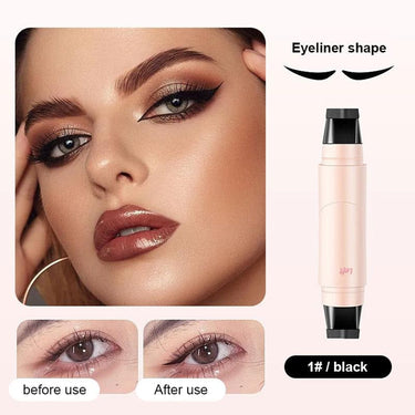 Dual-Head Eyeliner Pen For Effortless Cat-Eye And Perfect Wing In Seconds - Image 7