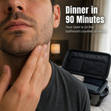 Dual Rotary Head Compact Pocket Shaver With Self-Sharpening Blades - Image 2