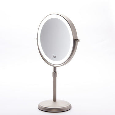 Dual-Sided Adjustable Vanity Mirror With 10X Magnification And LED Lighting - Image 5