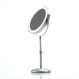Dual-Sided Adjustable Vanity Mirror With 10X Magnification And LED Lighting - Image 3