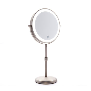 Dual-Sided Adjustable Vanity Mirror With 10X Magnification And LED Lighting - Image 2
